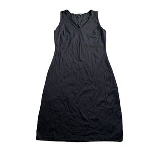 Carilyn Vaile for Fleure de Peche Womens Black V-Neck Tank Dress Size Medium